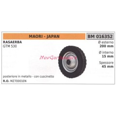 Rueda trasera MAORI cortacésped GTM 530 016352 | NewgardenParts.com