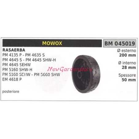 MOWOX rueda trasera cortacésped PM 4135P 4635S 045019 | NewgardenParts.com