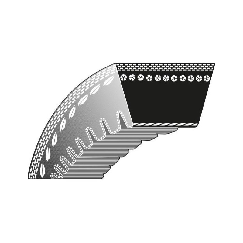 AS-MOTOR AS 45 B4/4T Correa trapezoidal para cortacéspedes cortacéspedes