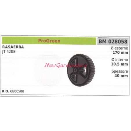 PROGREEN Lawnmower Cutter Wheel JT 420E 028058 | NewgardenParts.com