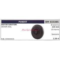 PUBERT bio-shredder wheel DEVOR X55L 033385 | NewgardenParts.com