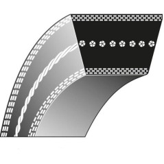 Correa trapezoidal cortacésped STIGA 52-137