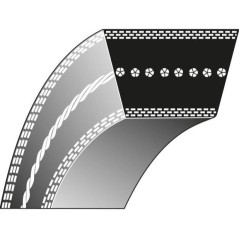 ORIGINAL correa trapezoidal cortadora de césped segadora 108-073 HONDA