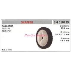 Roue de tondeuse SNAPPER 2135XPS XPSR 010739 | NewgardenParts.com