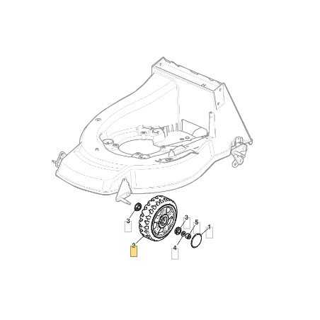 Push mower wheel models MAC48TB MAC53THC 381007383/0 STIGA | NewgardenParts.com