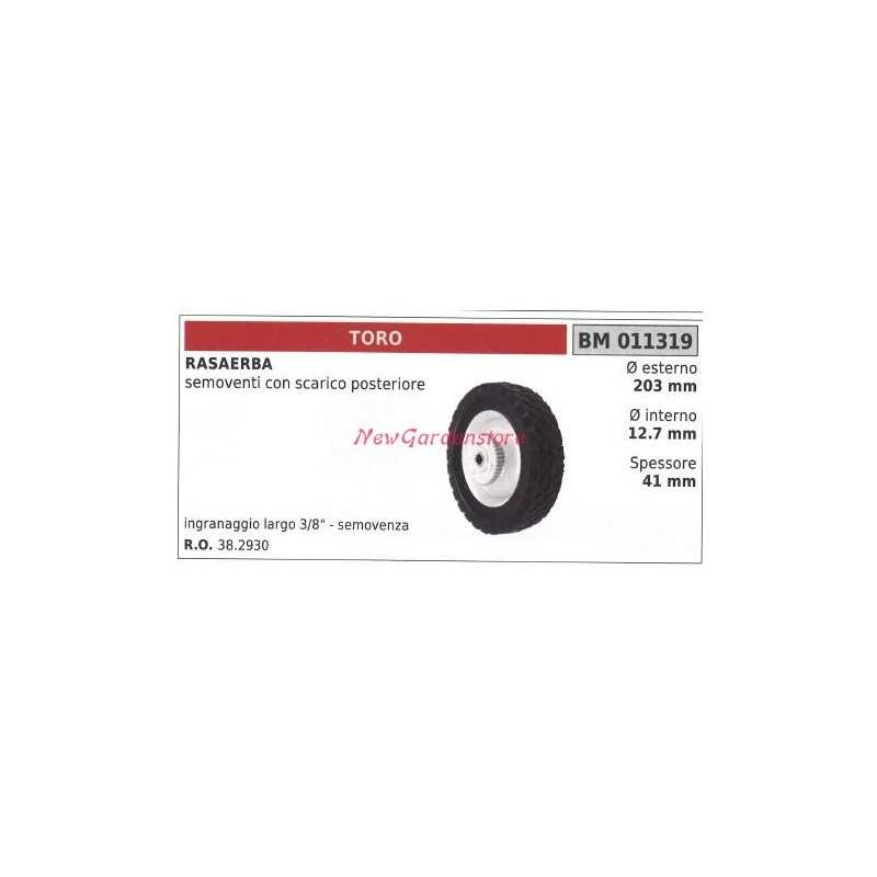 TORO roue de tondeuse à gazon roue d'engrenage 3/8" large 011319