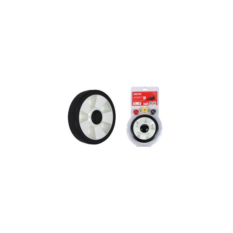 Roue universelle diamètre 180 mm pour tondeuses avec adaptateurs 1/2 - 3/8 - 9/16
