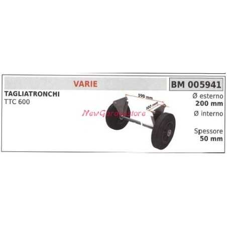 Roue VARIOUS TTC 600 coupe-bûches 005941 | NewgardenParts.com