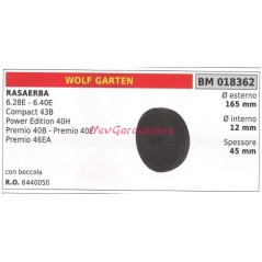 WOLF GARTEN lawnmower mower wheel 6.28E 6.40E compact 43B 018362 | NewgardenParts.com