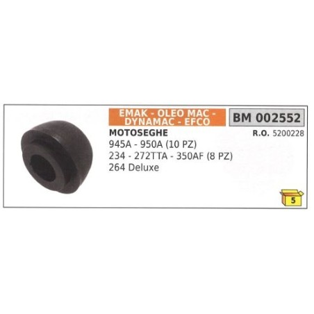 Antivibrante EMAK motosega 945A 950A 234 272TTA 350AF 264 DELUXE 002552 | NewgardenParts.com