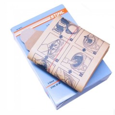 Bolsas filtro papel aspiradora modelos SE60 ORIGINAL STIHL 49015009015 | NewgardenParts.com