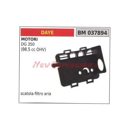 Boîtier de filtre à air DAYE pour moteurs DG 350 037894 | NewgardenParts.com