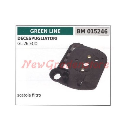 Boîte filtre à air GREEN LINE débroussailleuse GL 26 ECO 015246 | NewgardenParts.com