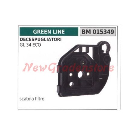 Boîtier de filtre à air GREEN LINE débroussailleuse GL 34 ECO 015349 | NewgardenParts.com