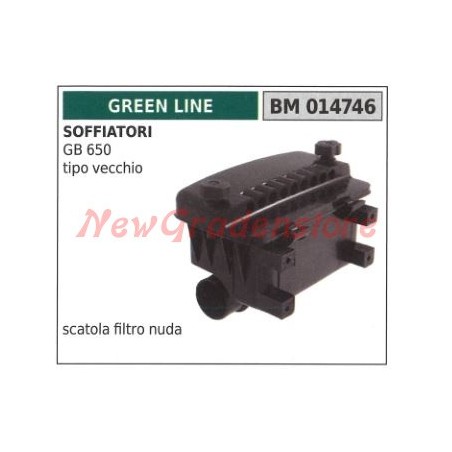 Boîtier de filtre à air GREEN LINE souffleur GB 650 ancien type 014746 | NewgardenParts.com