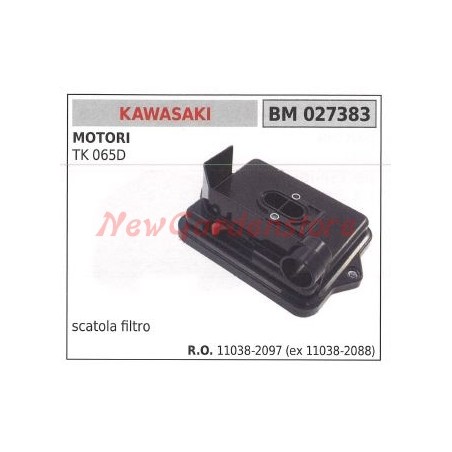 Boîtier de filtre à air KAWASAKI débroussailleuse TK 065D 027383 | NewgardenParts.com