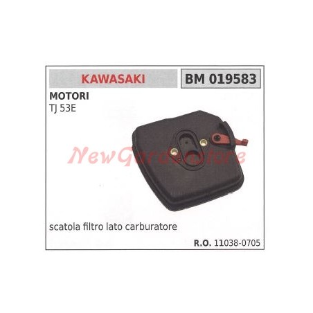 Boîtier de filtre à air côté carburateur KAWASAKI taille-haie TJ 53E 019583