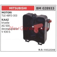 Caja filtro de aire MITSUBISHI motor 2 tiempos montada sobre taladro 028933