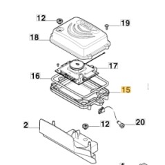 ORIGINAL STIGA robot cortacésped a1500 rtk 322110165/0 | NewgardenParts.com