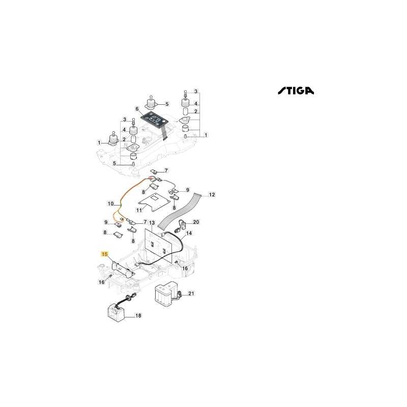Carte d'enroulement pour robot tondeuse STIGA G1200 ORIGINAL 122720214/1