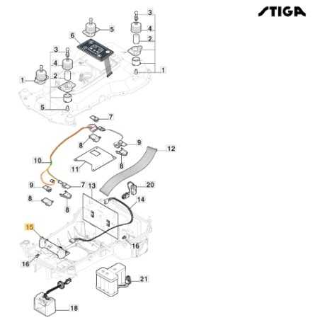 ORIGINAL STIGA G1200 robot cortacésped carrete tarjeta 122720214/1 | NewgardenParts.com