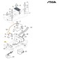 Carte d'enroulement pour robot tondeuse STIGA G1200 ORIGINAL 122720214/1