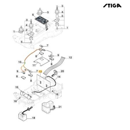 ORIGINAL STIGA G1200 robot cortacésped modelos 122720243/0 | NewgardenParts.com