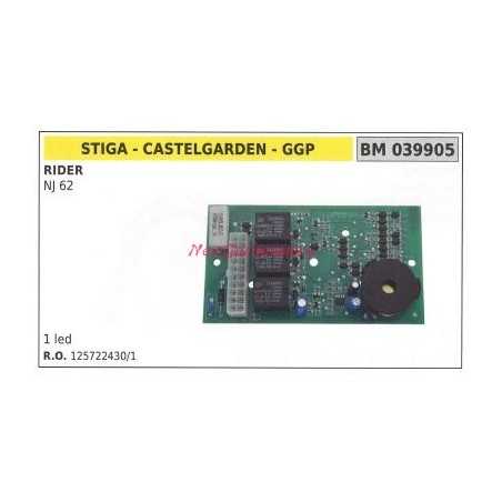 Carte électronique CASTELGARDEN rider NJ 62 1 LED 039905 | NewgardenParts.com