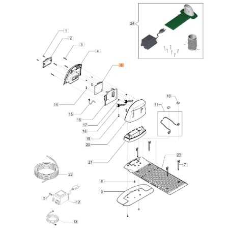 Carte électronique robot modèles ORION700 ORIGINAL EMAK AK470921 | NewgardenParts.com