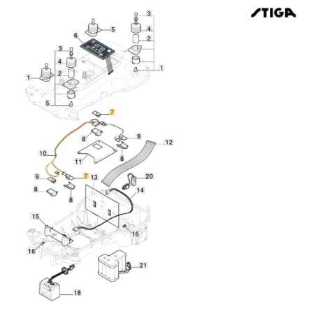 Robot elevador de placas electrónicas modelos G300 ORIGINAL STIGA 122720216/1 | NewgardenParts.com