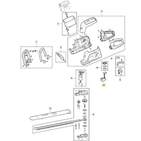 Heckenschere elektronische Platine Modelle HT500e ORIGINAL STIGA 118810812/0 | NewgardenParts.com