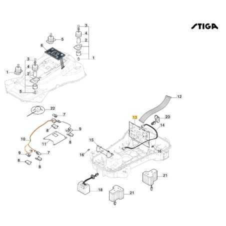 Motherboard Roboter Rasenmäher Modelle A3000 A5000 ORIGINAL STIGA 122720247/0 | NewgardenParts.com