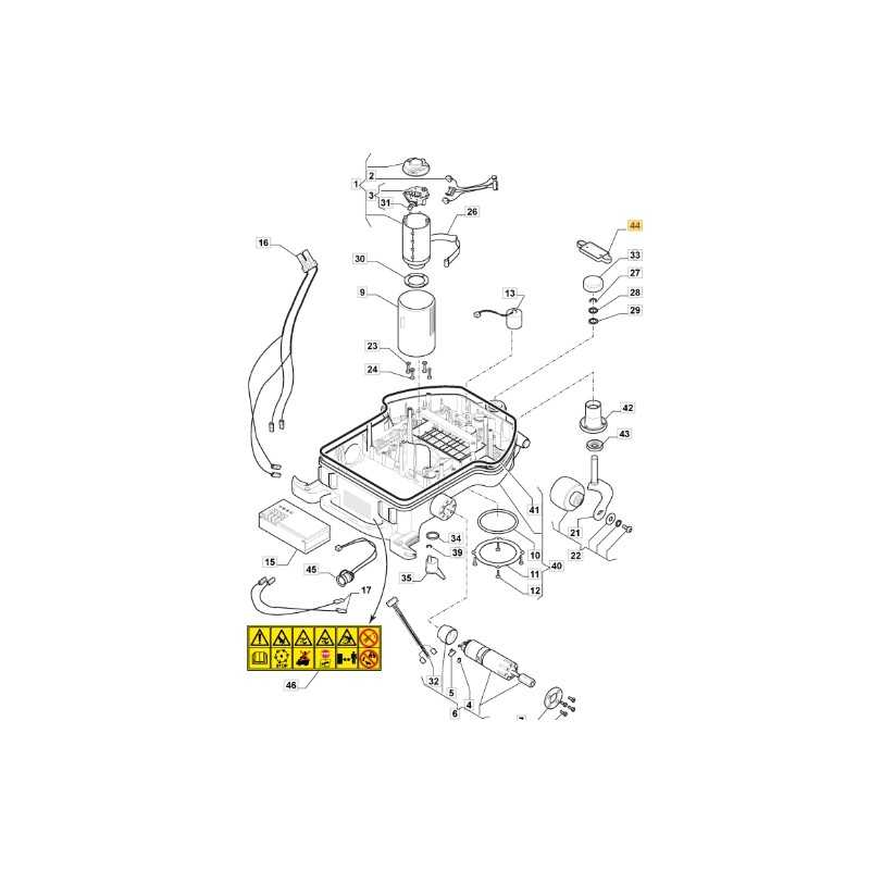 Lifting board robot models AUTOCLIP221 ORIGINAL STIGA 112600243/0