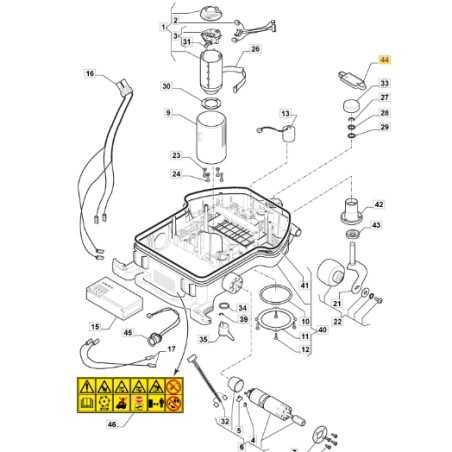 Lifting board robot models AUTOCLIP221 ORIGINAL STIGA 112600243/0 | NewgardenParts.com