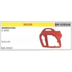 Scocca destra DUCAR per generatore D 2000i