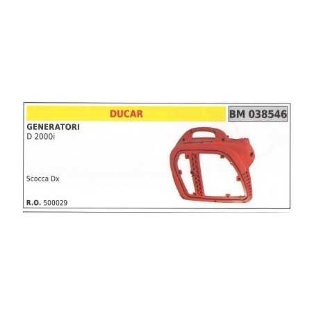 DUCAR right-hand frame for D 2000i generator | NewgardenParts.com
