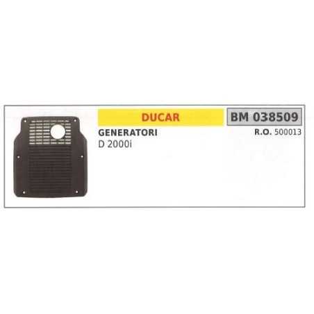 DUCAR generator D 2000i muffler shell 038509 | NewgardenParts.com