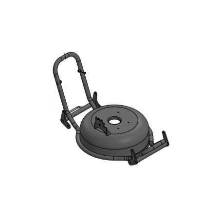Scocca piatto nudo chassis per rasaerba tosaerba GRIN EM37 | NewgardenParts.com