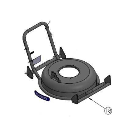Scocca piatto nudo chassis per rasaerba tosaerba GRIN HM46 | NewgardenParts.com