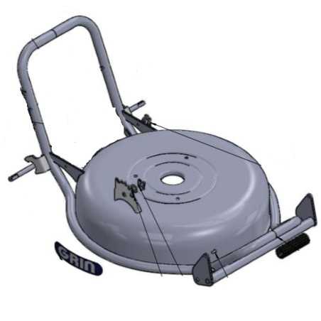 Scocca piatto nudo chassis per rasaerba tosaerba GRIN PM53 | NewgardenParts.com
