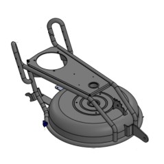 Scocca piatto nudo chassis SPM53 ORIGINALE GRIN rasaerba tagliaerba ASM-0006 | NewgardenParts.com