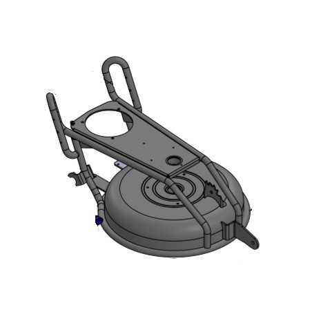 SPM53 ORIGINAL GRIN châssis plat nu pour tondeuse à gazon ASM-0006 | NewgardenParts.com