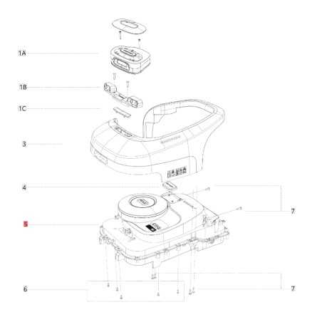 Scocca superiore H800E ORIGINALE BLUEBIRD robot rasaerba NAVIMOW AB12.01.00.0197 | NewgardenParts.com