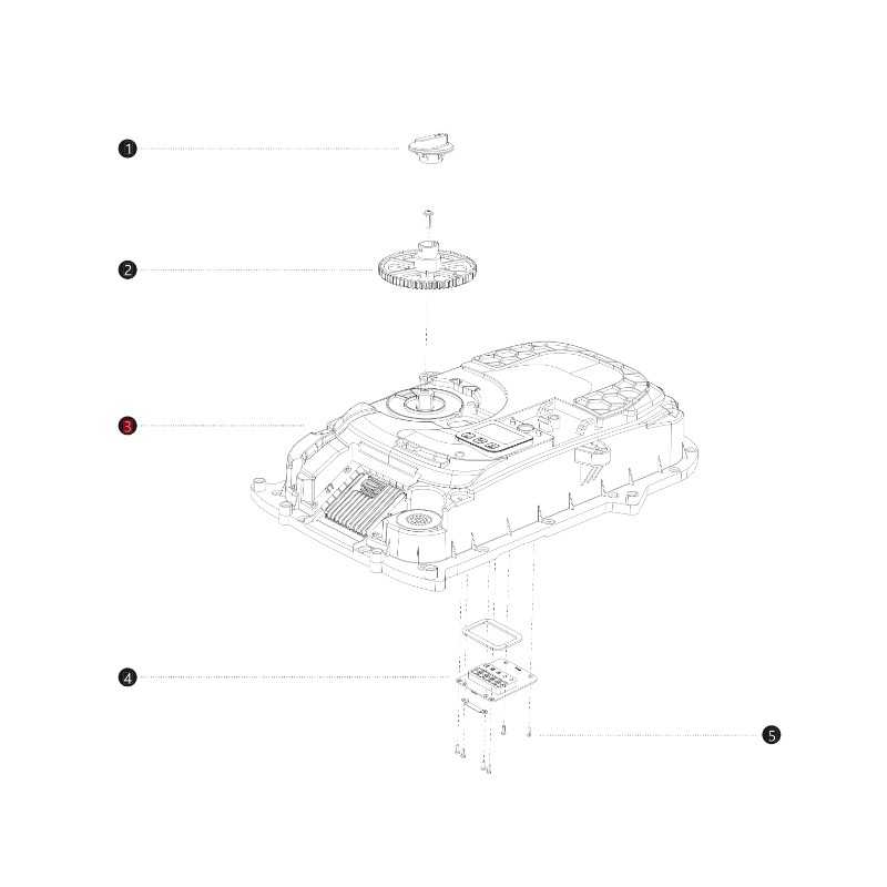 Carcasa superior i108E ORIGINAL BLUEBIRD robot cortacésped NAVIMOW AB12.02.00.0124