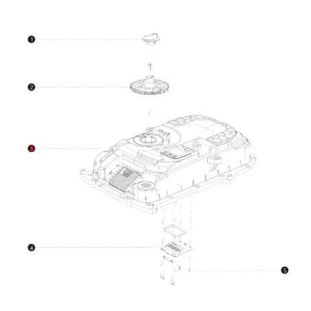 Scocca superiore i108E ORIGINALE BLUEBIRD robot rasaerba NAVIMOW AB12.02.00.0124 | NewgardenParts.com
