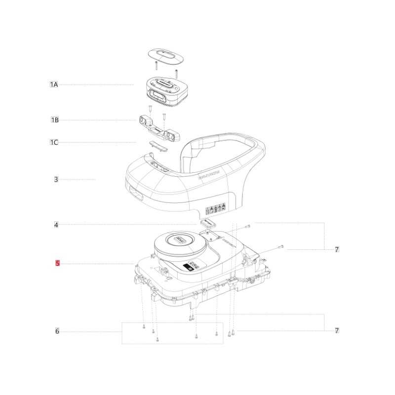 ORIGINAL BLUEBIRD robot mower housing NAVIMOW AB12.01.00.0196