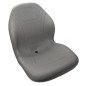 Asiento gris para tractor de césped altura 533 mm anchura 483 mm