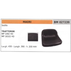 MAORI asiento tractor de césped MP1492HD anchura 430 mm longitud 390 mm h. 200 mm | NewgardenParts.com