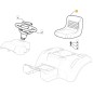 Asiento ORIGINAL STIGA tractor cortacésped 1330m - 1636h - 2040h 125722488/0