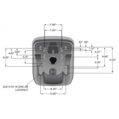 Sedile trattorino rasaerba SIMPLICITY CITATION, CONSUMER ZT2450 5061599 | NewgardenParts.com